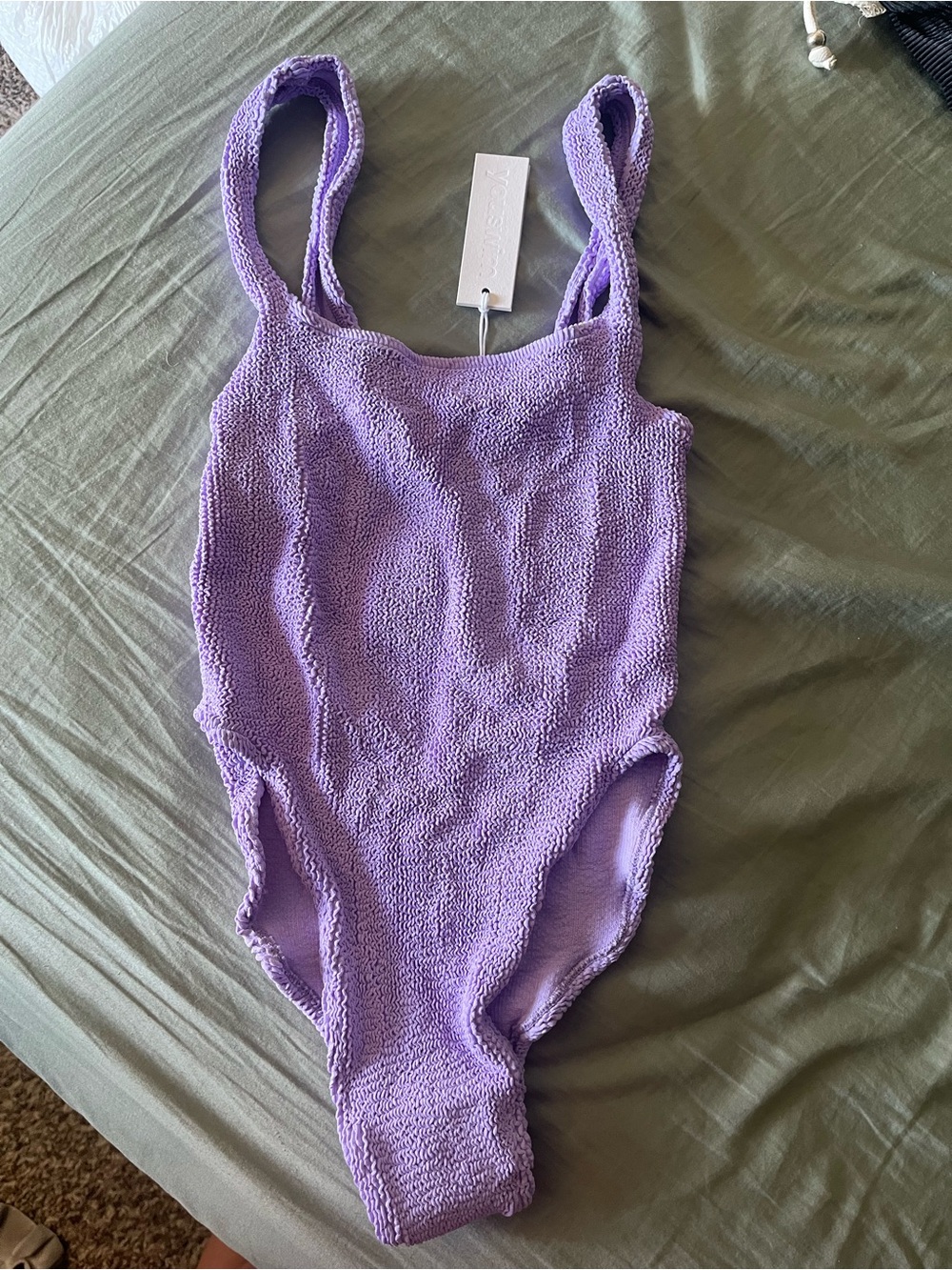 Youswim Lavender Scoop Neck One-Piece Swimsuit - Picture 2 of 3